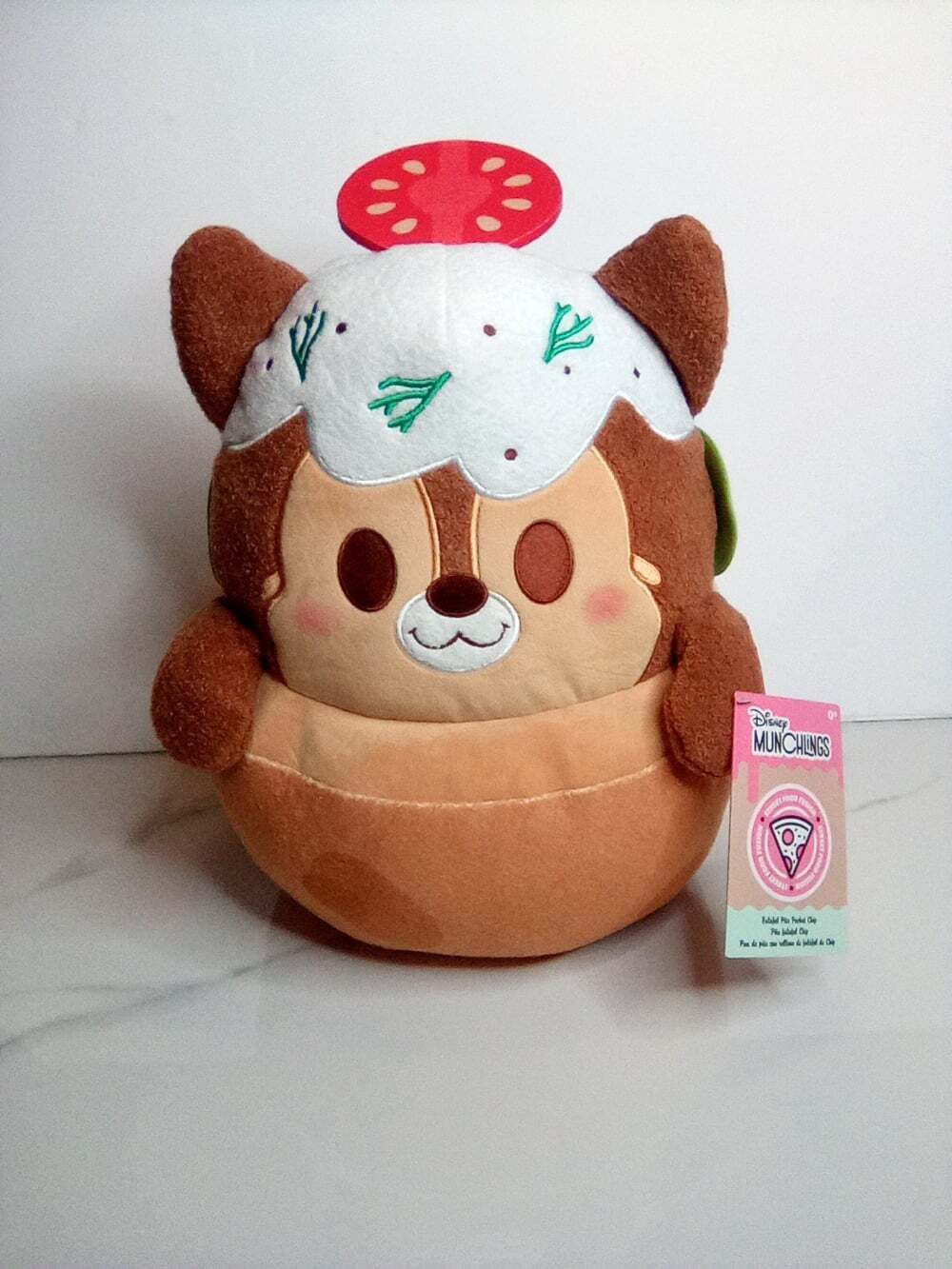 NEW Disney Munchlings Falafel Pita Pocket Chip 15"+ Plush Street Food Fusion
